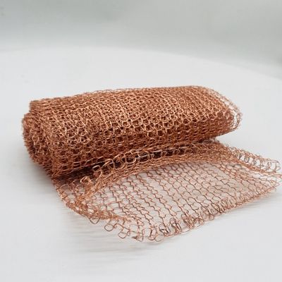 Red Copper Mesh Rats 3m 15.2m Length 98% Porosity Low Temperature Resistant