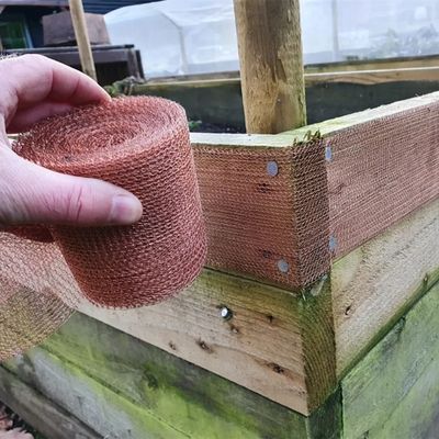 10M Copper Mouse Mesh Knitted Copper Mesh For Plants Easy Install
