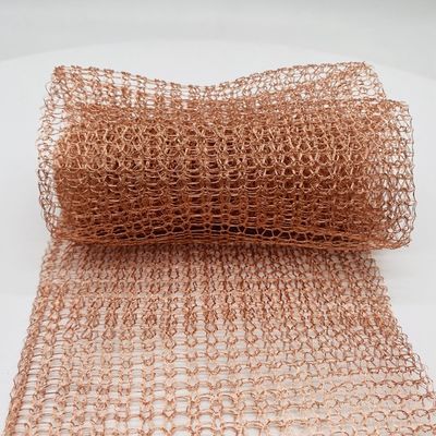 5" X 30' Copper Knitted Wire Mesh For Pest Control Blocker Diy Hole Filler