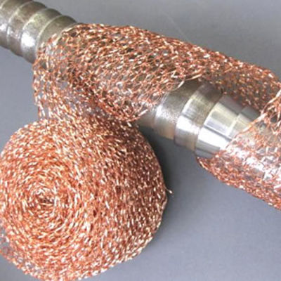 OEM ODM Copper Cleaning Mesh 127mm 100mm Copper Wire Gauze