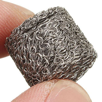 0.1mm 0.19mm Compressed Knitted Mesh Rust Resistance 1-635 Mesh Count