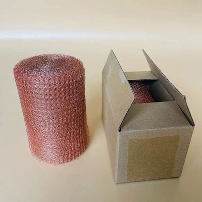 0.15mm 0.006" Copper Mesh Rolls Customized Holes Copper Woven Wire Mesh
