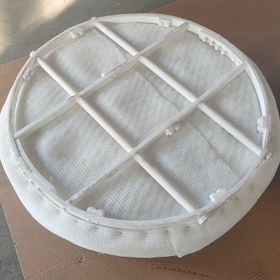 Durable PTFE Coated Knitted Wire Mesh 90% Filter Rating Size Customized