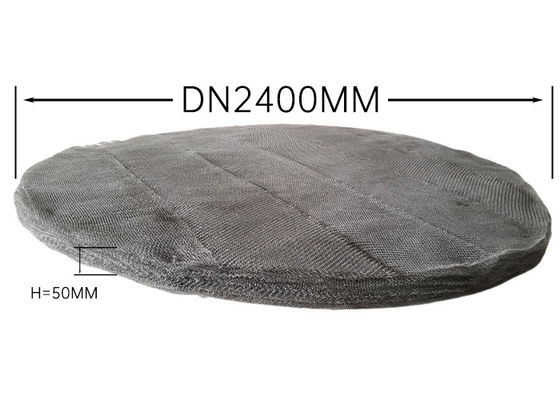 Donut Circle Shape Teflong 580mm Diameter Wire Mesh Demister For Scrubber