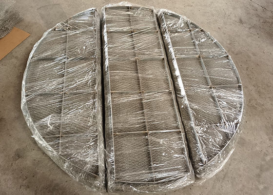 SS316L Glass Fiber Co Bar Grids Mesh Pad Demister Custom Size Donut Shape
