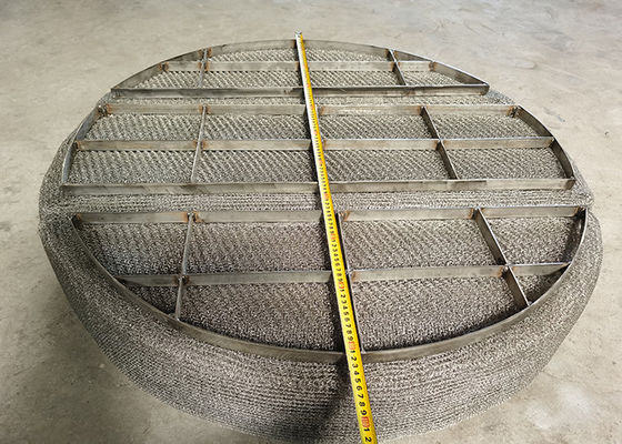 SS316L Glass Fiber Co Bar Grids Mesh Pad Demister Custom Size Donut Shape