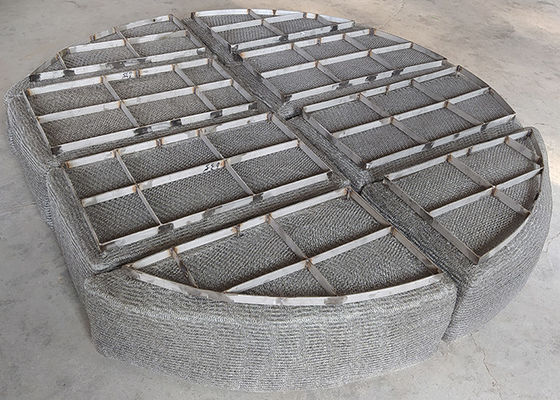 PP SS304 2205 Knitmesh Demister Pad 4718-100mm 144Kg/M3