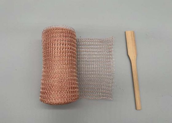 Metal Crimped Copper Wire Netting 4 Strands Knitting For Distillation Internal Packing