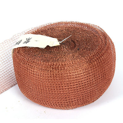 Metal Crimped Copper Wire Netting 4 Strands Knitting For Distillation Internal Packing