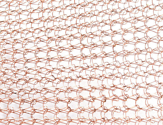 DIY Hole Filler ISO9001 Knitted Copper Wire Mesh Tin Plating Finished
