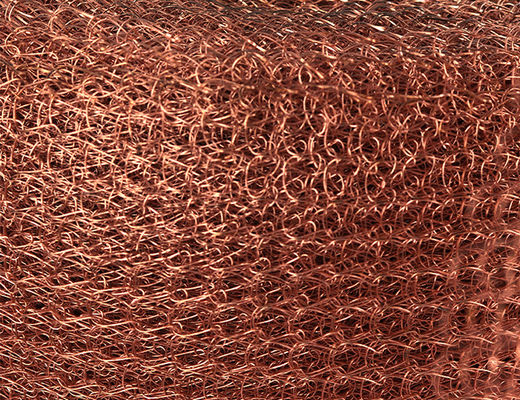 0.16mm 4 Inch 100mm Width C11000 Knitted Copper Mesh Slug Control