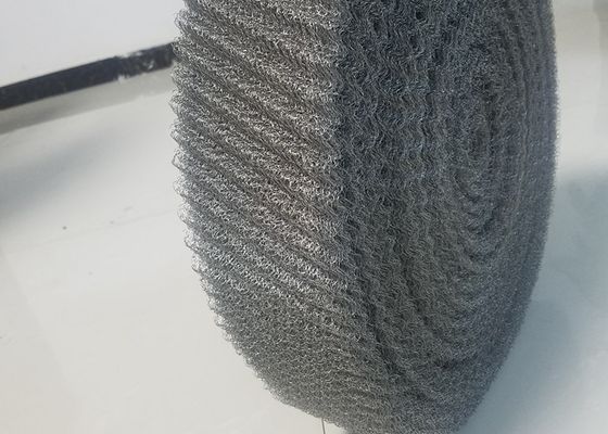 100mm SS321 0.23mm Wire Compressed Knitted Mesh For Gas Liquid Filter Screen