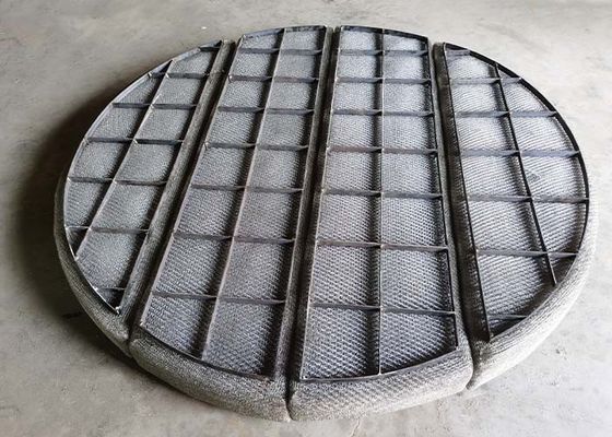 0.15mm Knitted High Density Wire Mesh Demister Mat With Bracket