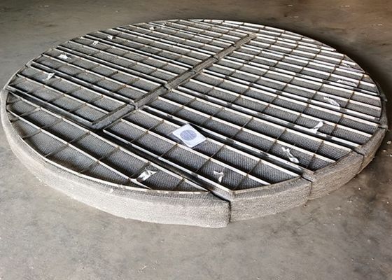 1250x600mm Demister Pad SS304 Scrubber Mist Eliminator Drain Hole At Bottom