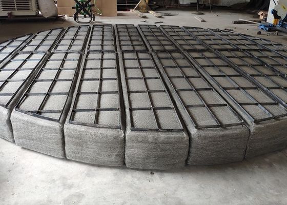 Gas Liquid Separator Mesh Pad Mist Eliminator SS316L 750mm