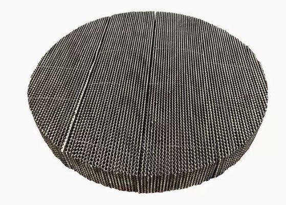 3000mm Corrugated 316L Stainless Steel Column 450y Distillation Packing