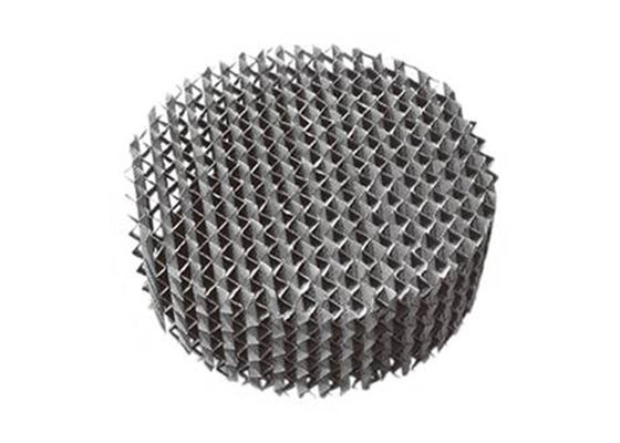 0.1mm Metal Plate Structured Tower Packing 350Y Custom Fabricated Shape Size