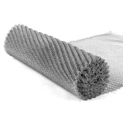 Knitted Stainless Steel Wire Mesh Roll For Liquid Filtration