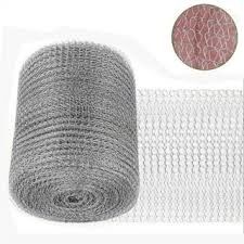 99% Polyester Stainless Steel Knitted Wire Mesh Roll For Liquid Filter
