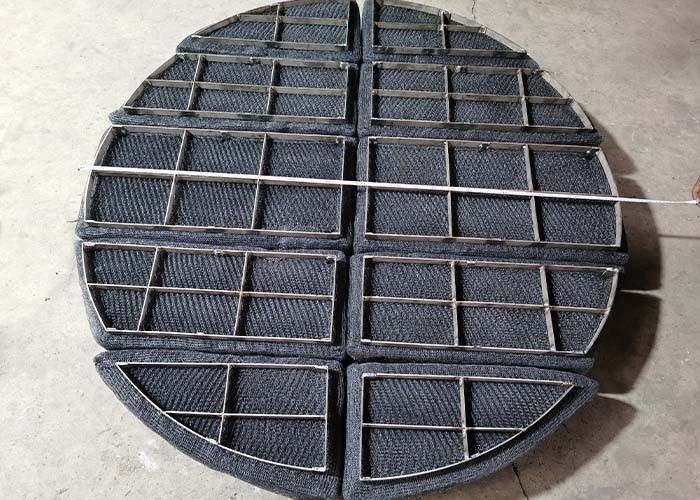 Stainless Steel SS316L Wire Mesh Demister Foam Remover Materials