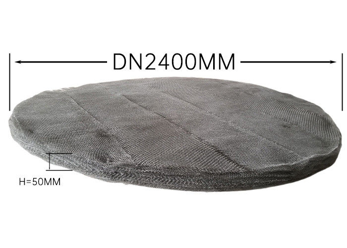 Donut Circle Shape Teflong 580mm Diameter Wire Mesh Demister For Scrubber
