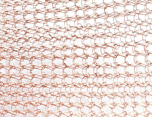 Rust Resistant Copper Knitted Wire Mesh 4"X20' For Blocking Entry Points Pack Of 3