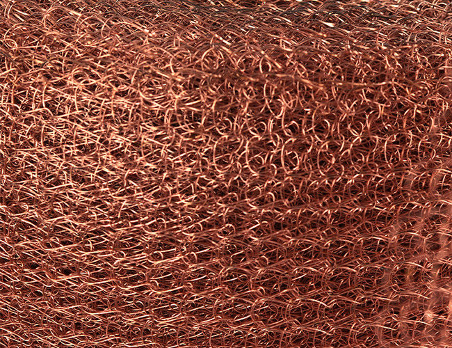 0.16mm 4 Inch 100mm Width C11000 Knitted Copper Mesh Slug Control