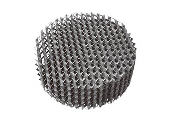 0.1mm Metal Plate Structured Tower Packing 350Y Custom Fabricated Shape Size