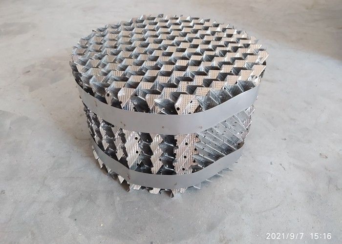 SS316L 500X Metal Structured Packing Material Custom Size 400-100mm