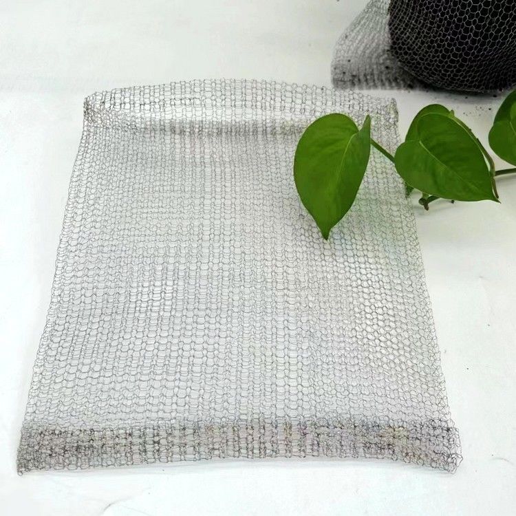 Compressed Knitted Root Guard Gopher Basket Solution To Moles Infestation