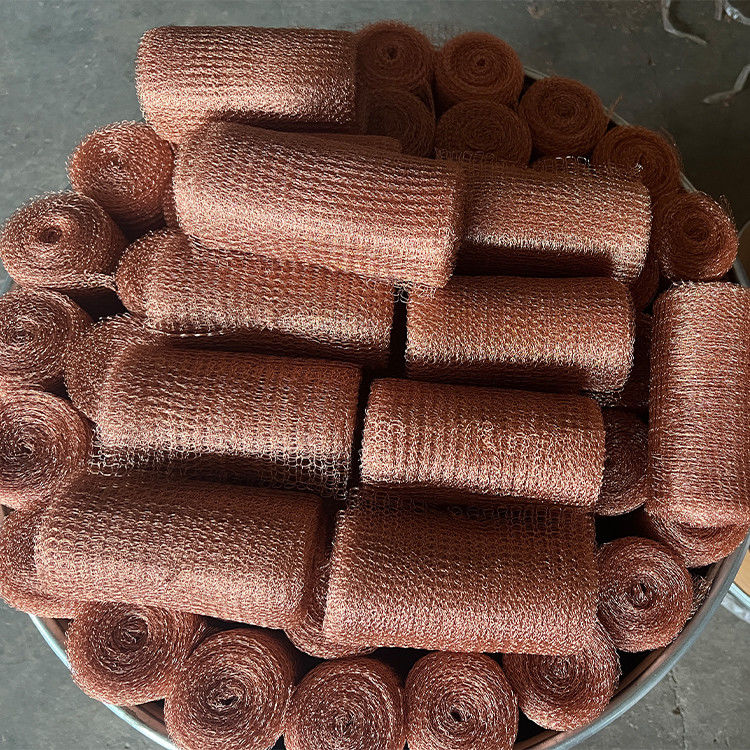 Prevent Bird Copper Knitted Wire Screen High Purity For Industrial