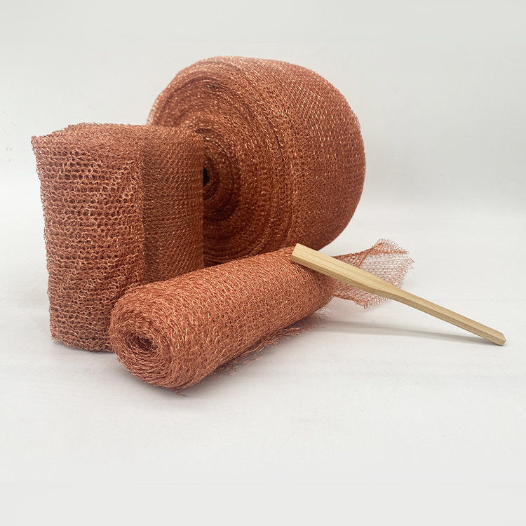 100mm Width Copper Rodent Mesh Monofilament Diameter 0.17mm Customized Hole Size